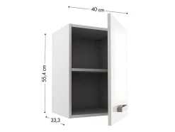 Cozinha Completa De Canto 11 Elementos De Arrumação Branco - Trattoria