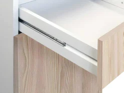 Cozinha Completa De Canto, 13 Elementos De Arrumação, Natural E Branco - Trattoria