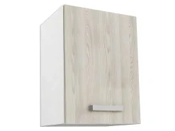 Cozinha Completa De Canto 11 Elementos De Arrumação Natural E Branco - Trattoria