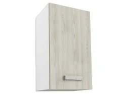 Cozinha Completa De Canto 11 Elementos De Arrumação Natural E Branco - Trattoria