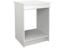 Cozinha Completa De 180 Cm Com 6 Compartimentos De Arrumação Cor Branco - Trattoria