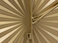 Decoração De Parede Redonda Em Metal De C.118 X A.71 Cm Cor Dourado - June