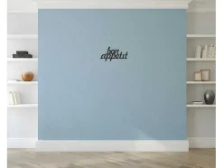 Decoração Metalica Bon Appetit, Preto, 50X1,5X30 Cm, Epikasa
