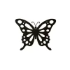 Decoração Metalica Borboleta 7, Preto, 48X1,5X37 Cm, Epikasa