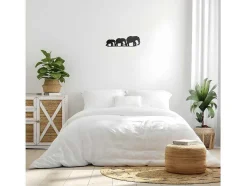 Decoração Metalica Elefante 4, Preto, 50X1,5X15 Cm, Epikasa
