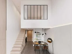 Divisória De Atelier Aluminio Vidro Fosco 210X130 Cm Preto - Bayview