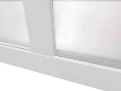 Divisória De Atelier Em Aluminio Termolacado Branco De 60X130 Cm - Bayview