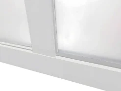 Divisória De Atelier Em Aluminio Termolacado Branco De 90X105 Cm - Bayview