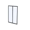 Divisória De Canto De Atelier Em Aluminio Termolacado C150 X L60 X A130 Cm Preto - Bayview