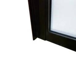 Divisória De Canto De Atelier Em Aluminio Termolacado C150 X L60 X A130 Cm Preto - Bayview