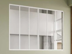 Divisória De Correr Aluminio Termolacado Branco 180X130 Cm - Ravena