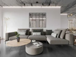 Divisória De Vidro Para Atelier Bayview Em Aluminio Termolacado Preto - 150X130 Cm