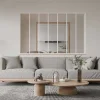 Divisória De Vidro Para Atelier Em Aluminio Termolacado 210X130 Cm Branco - Bayview