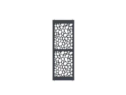 Divisória Em Aco Galvanizado L88 X A245 Cm Antracite Altura Ajustavel - Tirodi