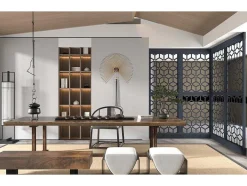 Divisória Em Aco Galvanizado L88 X A245 Cm Antracite Altura Ajustavel - Lateri