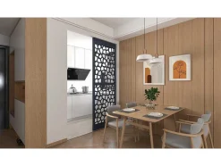 Divisória Em Aco Galvanizado L88 X A245 Cm Antracite Altura Ajustavel - Laduna