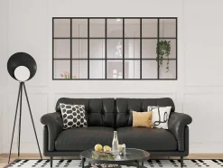 Divisória Estilo Estufa Aluminio Termolacado 210X105 Cm, Preto - Oransa