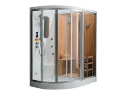 Duche De Canto Spa-Termas-Sauna Haumea - L157 X P110 X A215 Cm Canto Direito