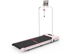 2 Em 1 Esteira Dobravel Elétrica Com Quadro Reforcado Com Tela Lcd Para O Escritório Em Casa