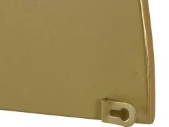 Espelho Semicirculo Design Em Metal C50 X A100 Cm Dourado - Gavra