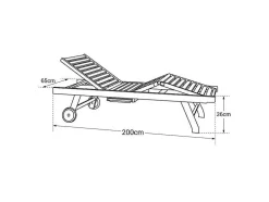 Espreguiçadeira De Teca Dobravel Lombok