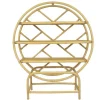 Estante Com 3 Prateleiras Em Rotim E Bambu Cor Natural - Setha