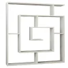 Estante Labirent, Branco, 125X22X129 Cm, Epikasa