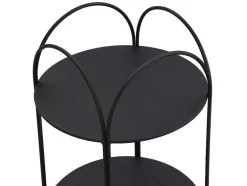 Estante, 2 Prateleiras Metal Preto - Graziela