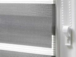 Estore Enrolador Dia/Noite Em Poliester - 90 X 180 Cm - Cinza - Barili