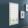 Estor Enrolavel Dia/Noite Em Poliester - 90 X 180 Cm - Branco - Barili