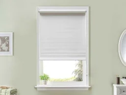 Estore Opaco Em Poliester - 90 X 180 Cm - Branco - Marrila