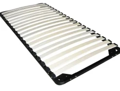 Estrado De Ripas Desmontado 90 X 200 Cm - 19 Ripas - Sem Pe - Preto