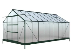 Estufa De Jardim Em Policarbonato De 16,8 M Com Base - Ixora