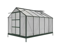 Estufa De Jardim Em Policarbonato De 9 M Corolle Ii Com Base - Verde