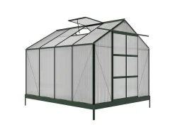 Estufa De Jardim Em Policarbonato De 7.5 M Greenea Ii Com Base