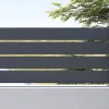 Extensao De Cerca De Pousar Perfurada A80,3Xl178,3 Cm Aluminio Antracite - Primo