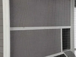 Galinheiro De Madeira Com Cercado, Para 10 Galinhas, C266 X L174 X A205 Cm Branco - Feras