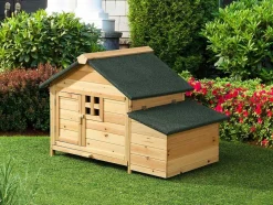 Galinheiro Em Madeira Com Poedouro Para 2 Galinhas C. 106 X L. 64 X A. 71 Cm Natural - Anser