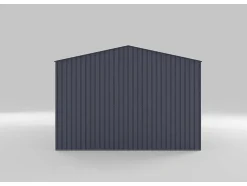 Garagem Em Aco Galvanizado Com Porta De Enrolar Cinza 19,5 M - Octou