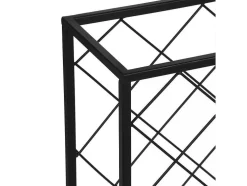 Garrafeira, 32 Garrafas, L55 X A71 Cm Metal Preto - Bolinar