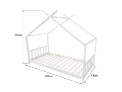 Gaspard Cama De Madeira Para Crianças 190X90Cm