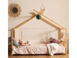 Gaspard Cama De Madeira Para Crianças 190X90Cm