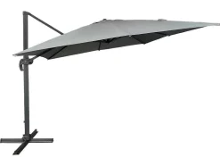 Guarda-Chuva Offset Molokai Quadrado 3X3M Cinza + Tampa