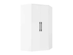 Guarda-Roupa De Canto Com 2 Portas C101 Cm Branco - Aurali