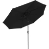 Hapuna Guarda-Chuva Redondo Recto 3,30M De Diametro Preto
