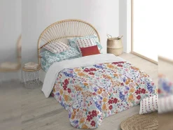 Housse De Couette 100% Coton 1 Piece Multicolor Floral 200X240