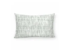 Housse De Coussin 100% Coton 1 Piece Vert Moderne Imprime 30X50
