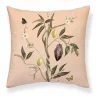 Housse De Coussin 100% Coton 1 Piece Saumon Imprime Tropical 50X50