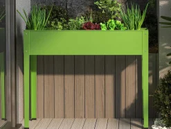 Jardineira Com Pernas Em Aco Verde C100 X L30 X A80 Cm - Ygos