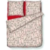 Jogo De Cama Em Algodao 57 Fios/Cm - Capa De Edredão 220 X 240 Cm + 2 Fronhas 63 X 63 Cm - Multicolor - Figure
